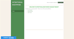 Desktop Screenshot of intentionalbodywork.com